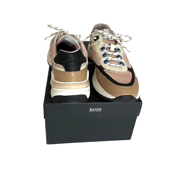 Hugo Boss Shoes - BOSS Sneakers with Leather Details